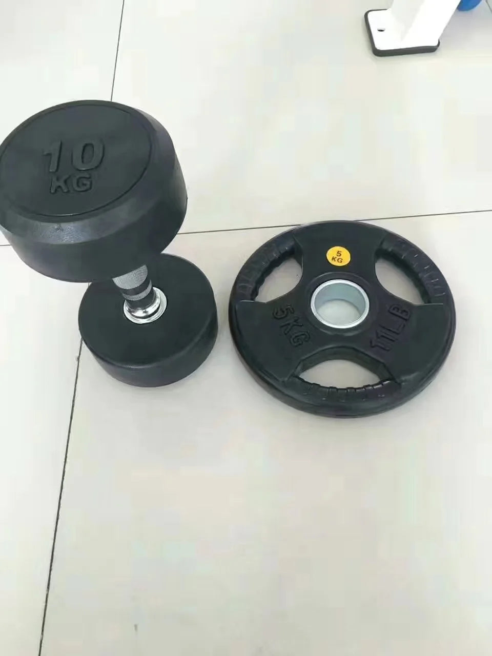 Steel+PU Hex Dumbbells 10kg 20kg Durable Fitness Gym Equipment Weight Lifting Shengqi SQ-RYL Black CE Certified Customized Logo