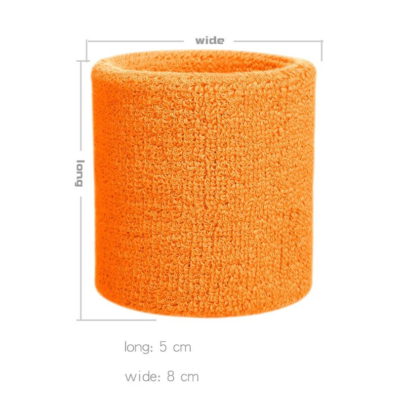 Hot Promotion Comfortable Sport Breathable  Sweat-absorbent Cotton Wrist Bands of Tennis,badminton,volleyball,padel ETC