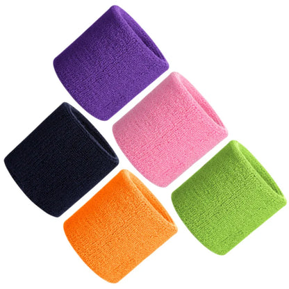 Hot Promotion Comfortable Sport Breathable  Sweat-absorbent Cotton Wrist Bands of Tennis,badminton,volleyball,padel ETC