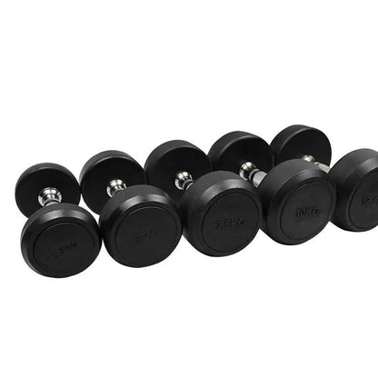 Steel+PU Hex Dumbbells 10kg 20kg Durable Fitness Gym Equipment Weight Lifting Shengqi SQ-RYL Black CE Certified Customized Logo